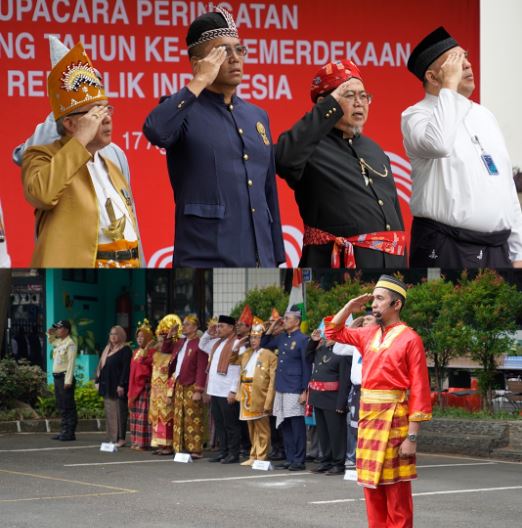 Semarakkan HUT RI ke-79, PLN Enjiniring Adakan Upacara Bendera dan Lomba Menarik