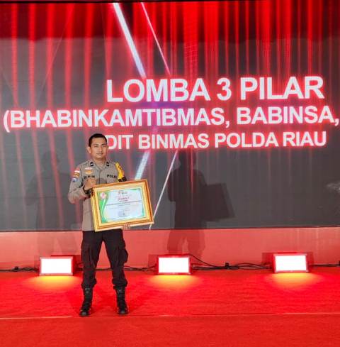 Desa Bokor Raih Juara 1 Lomba Tiga Pilar Tingkat Polda Riau