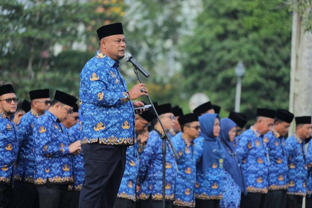 Wabup Siak Tekankan Kerja Ikhlas dan Peningkatan PAD