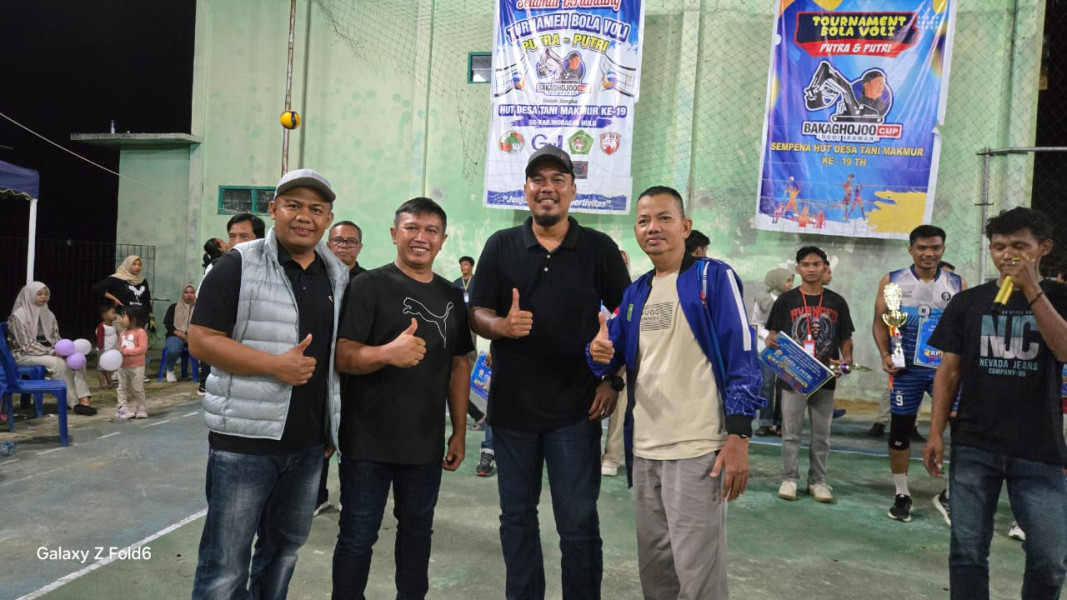 HUT Desa Tani Makmur Ke-20, Dodi Irawan Dapat Gelar Bapak Olahraga Tani Makmur