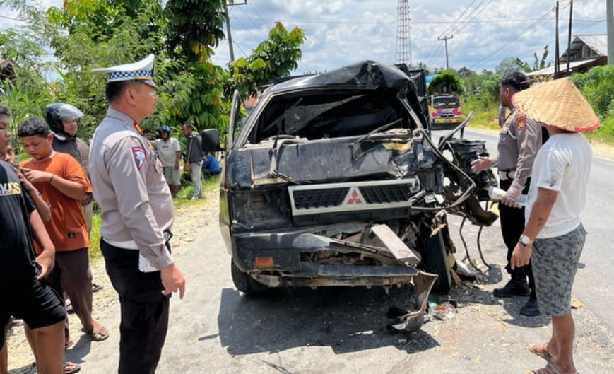 Kecelakaan Maut di Jalan Lintas Timur KM 109, Tewas di Tempat
