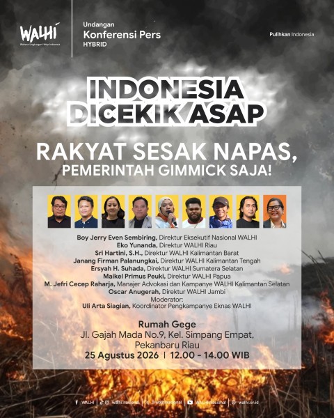 Indonesia Dicekik Asap, Rakyat Sesak Napas, Pemerintah Gimmick Saja?