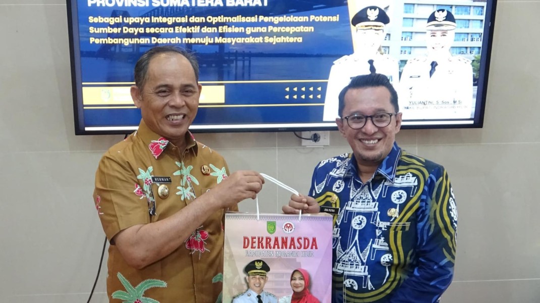 Bahas Kerjasama Bidang Pertanian, Bupati Inhil dan Bupati Tanah Datar Gelar Pertemuan