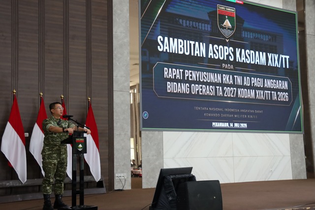 Kodam XIX Tuanku Tambusai Matangkan RKA Bidang Operasi TA 2027, Perkuat Perencanaan Anggaran yang Tepat Sasaran