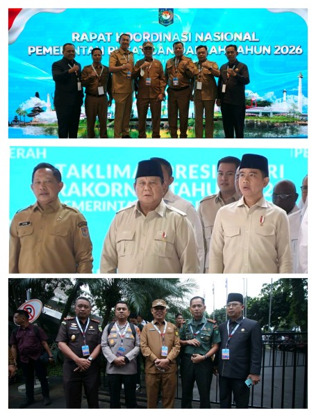 Hadiri Rakornas Forkopimda di Bogor, Bupati Inhil Herman Pastikan Inhil Selaras dengan Arah Pembangunan Nasional