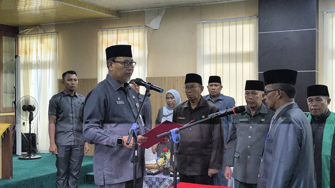 Pelantikan Pejabat Fungsional, Sekda Inhil Ajak Tingkatkan Kinerja Bersama