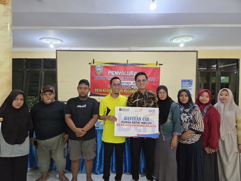 Perkuat Ekonomi Kreatif Difabel, BTN Bantu Fasilitas Rumah Batik Inklusi Situbondo