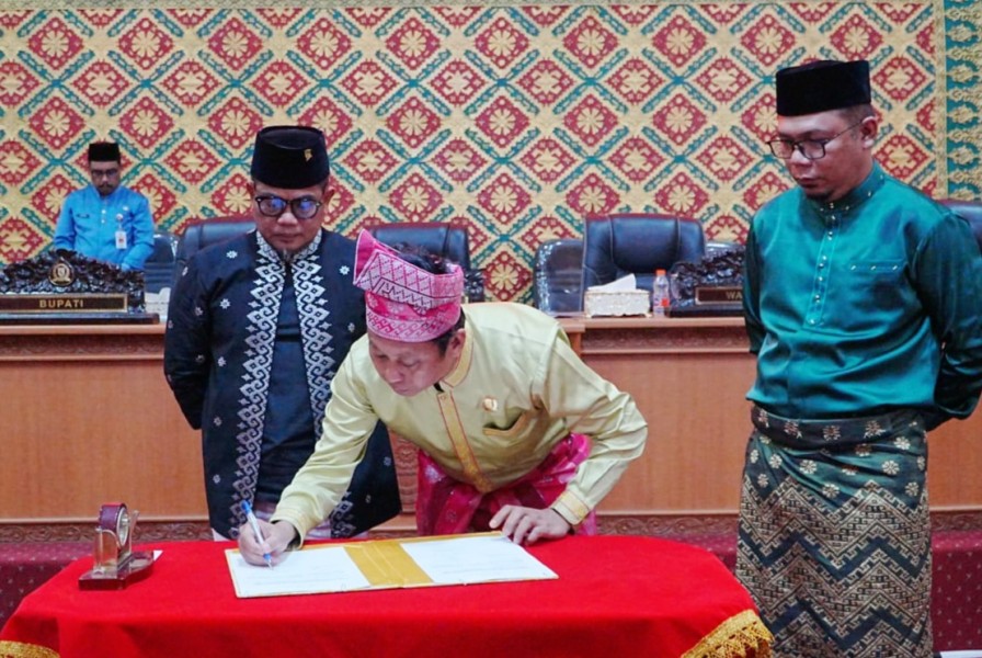 RPJMD 2025-2029 Disahkan, Pelalawan Tetapkan Arah Pembangunan ke Depan