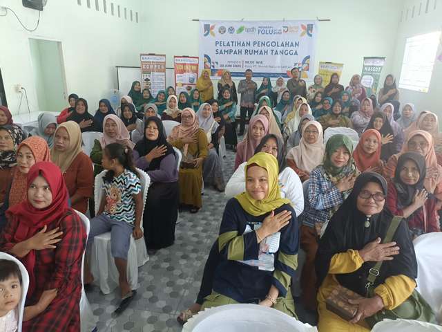 KWT Dapur Aru Gelar Pelatihan Pengolahan Sampah Rumah Tangga, Ratusan Ibu-Ibu Ikut Serta