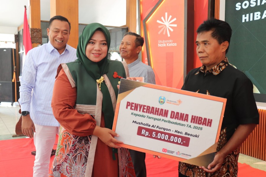 Pemkab Situbondo Kucurkan Dana Hibah Rp1,175 Miliar Lebih untuk Tempat Ibadah