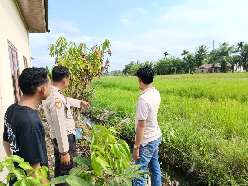 Kapolsek Keritang Perintahkan Pendampingan Petani, Produksi Pangan Tak Boleh Terganggu