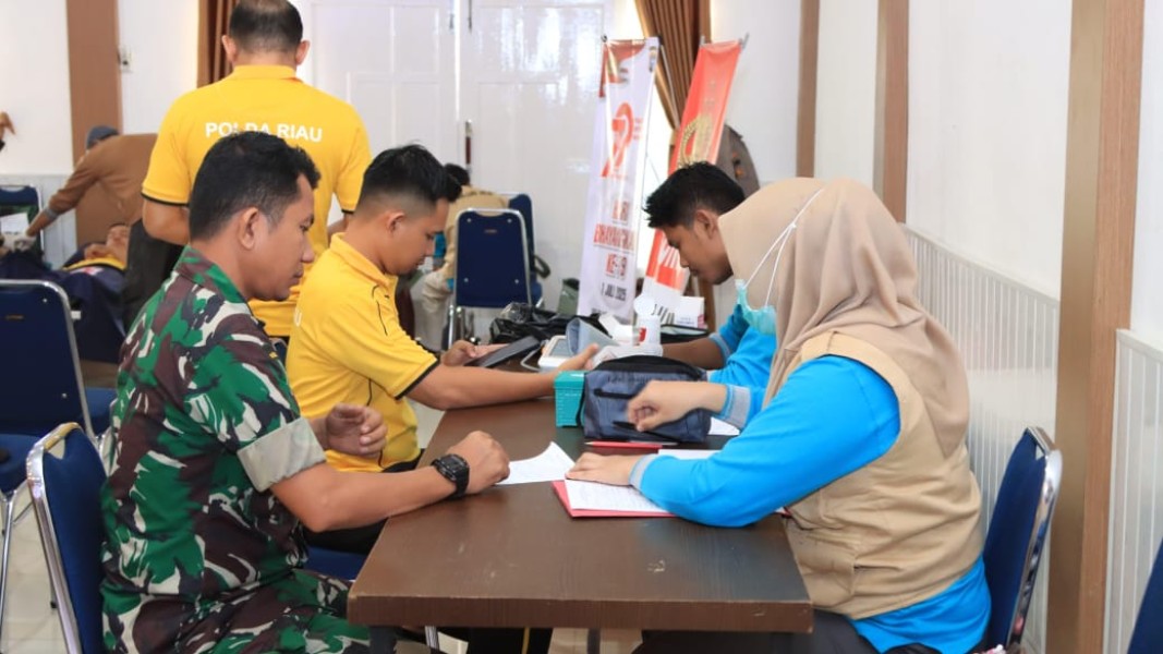 Hari Bhayangkara, Polres Inhil Gelar Pemeriksaan Kesehatan Gratis