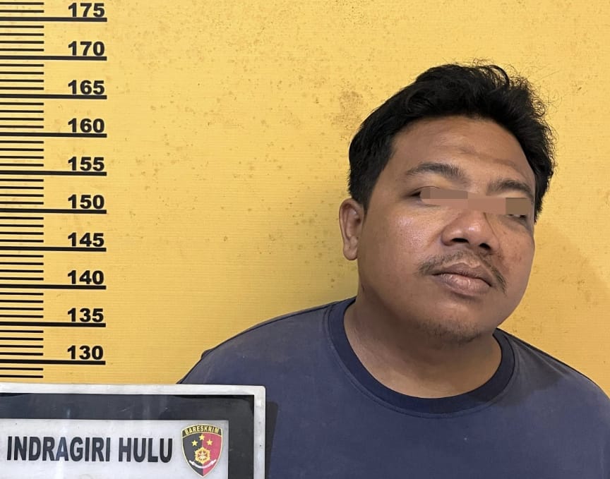 Preman Kambuhan Lakukan Aksi Asusila Diringkus Polres Inhu