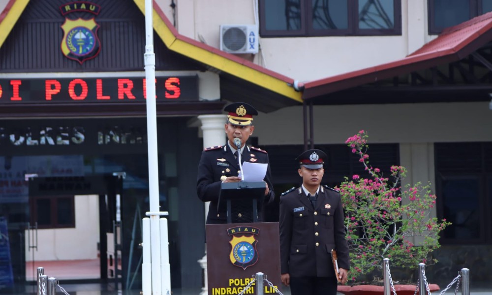 Polres Inhil Gelar Upacara Peringati Hari Sumpah Pemuda ke-97 Tahun 2025