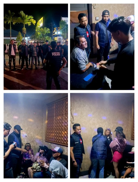 Cegah peredaran narkoba,  Satnarkoba Polres Inhil laksanakan razia di tempat hiburan malam