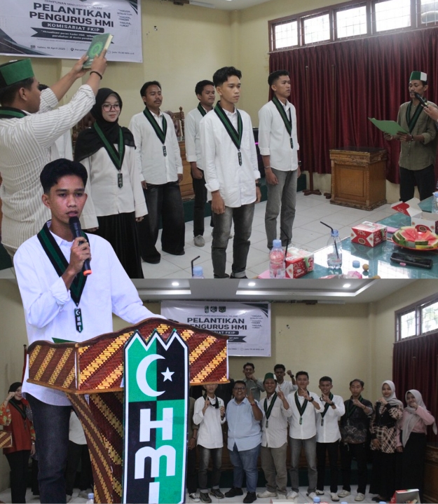 PELANTIKAN PENGURUS HMI KOMISARIAT FKIP CABANG TEMBILAHAN PERIODE 2026–2027 RESMI DIGELAR