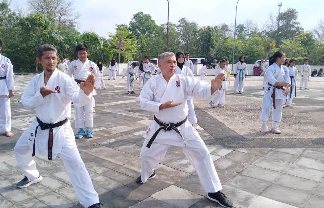 INKANAS Pekanbaru Gelar Latihan Gabungan untuk Perkuat Persatuan dan Standarisasi Teknik