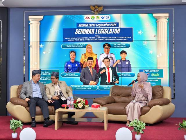 Legislator Dorong Mahasiswa UNRI Bangun Kemandirian Ekonomi Sejak Bangku Kuliah