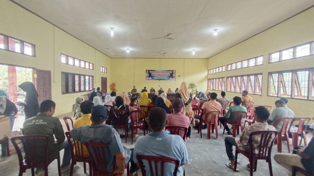 Desa Bukit Meranti Gelar Musdes, Kebutuhan Riil Jadi Prioritas Utama