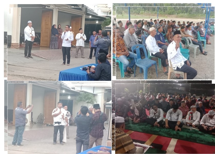 Buka bersama di kediaman bapak H ALI RAHMAT HARAHAP SE di hadiri wabup Rokan hilir jhony carlhes (JC)