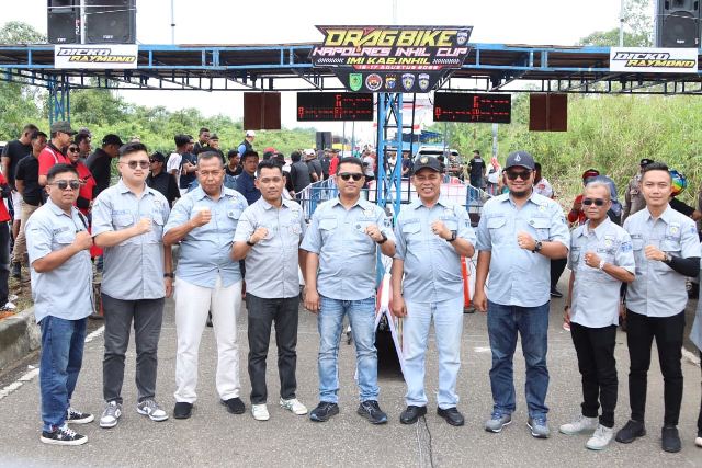 Kapolres Inhil Buka Resmi Drag Bike Kapolres Inhil Cup 2025, Hadiah Total Rp200 Juta Diperebutkan