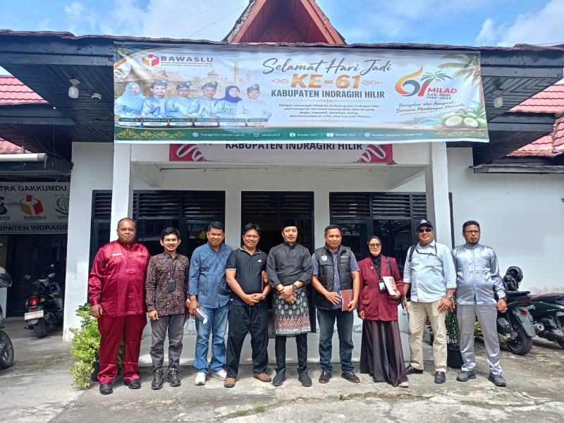 DPD KNPI Kabupaten Indragiri Hilir Jajaki Sinergi Strategis Bersama Bawaslu Inhil