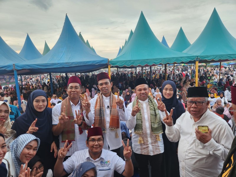 Kampanye Bersama, Bermarwah dan Bijak Bertekad Menangkan Pilkada di Rokan Hilir