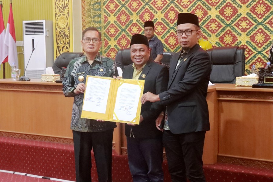 Sepakat, DPRD dan Pemkab Pelalawan Teken KUPA PPAS Perubahan APBD 2024