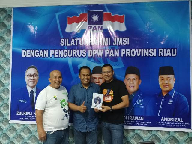 Bangun Kolaborasi, JMSI Riau dan DPW PAN Riau Gelar Pertemuan Strategis