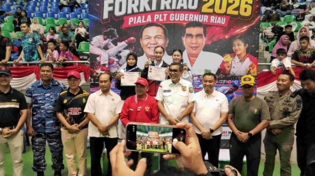 Persaingan Sengit, Inkanas Riau Sementara Pimpin Perolehan Medali Kejurprov FORKI