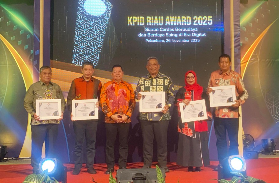 KPID Riau Award 2025, Pelalawan Raih LPPL Terbaik dan Pemerintah Daerah Peduli Penyiaran