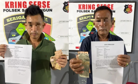 Dua Pelaku Pungutan Liar Terhadap Supir Truk Batubara di Sarolangun Ditangkap Tim Macan Pseko Polres