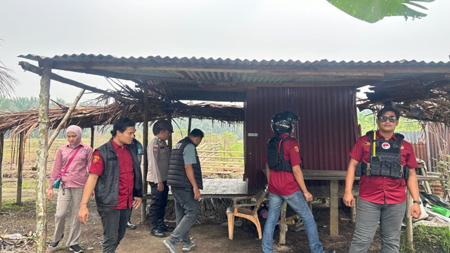 Sisir Kampung Bersinar, Satresnarkoba Meranti Temukan Pondok Mencurigakan