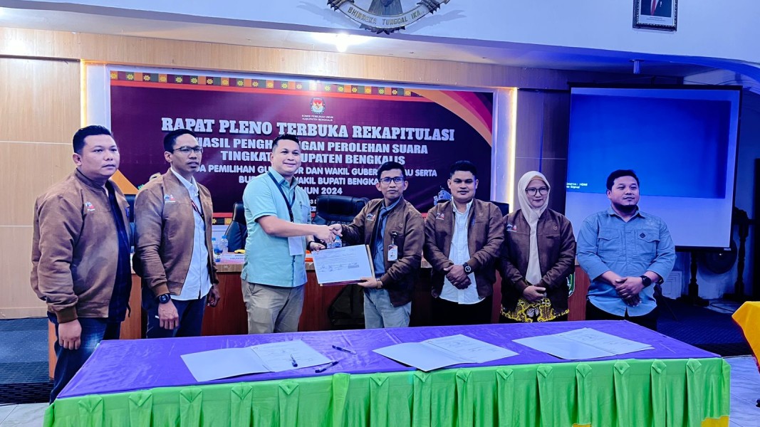 Pilkada Riau, KPU Bengkalis Umumkan Abdul Wahid-SF Hariyanto Raih Suara Terbanyak