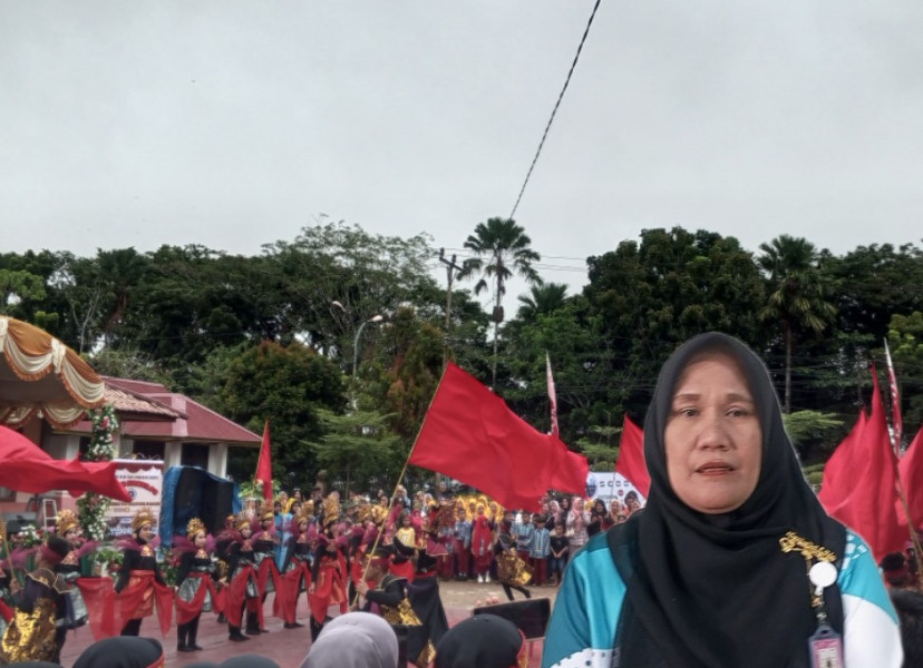 SD Negeri 019 Kampung Dagang Perkenalkan Budaya Nusantara Lewat Gelar Karya P5 dan Tarian Daerah