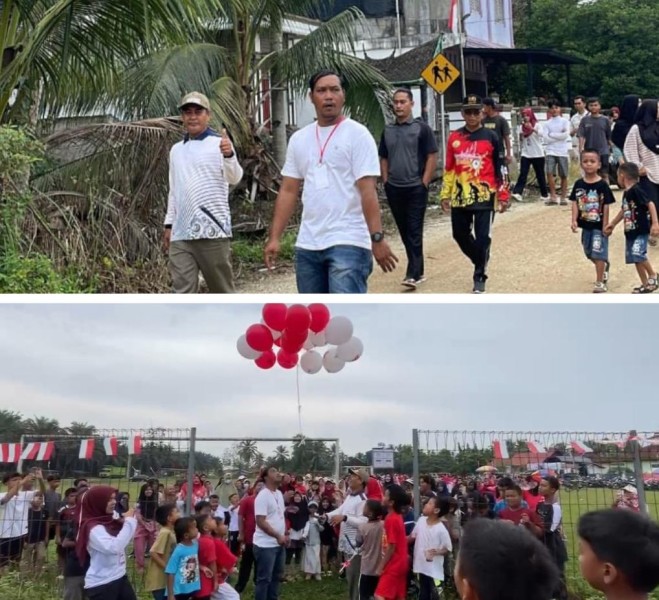 Dari Anak-Anak Hingga Orang Tua, Semua Ambil Bagian dalam Lomba 17-an di Desa Sungai Lala