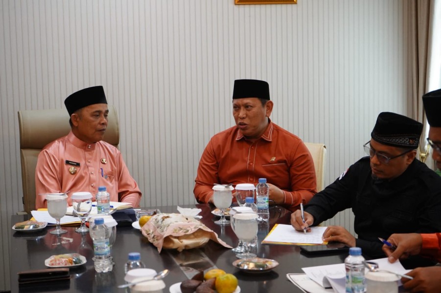 Bupati Inhil Sampaikan Aspirasi Masyarakat Mengenai Rencana Pemekaran Wilayah ke Anggota DPD RI