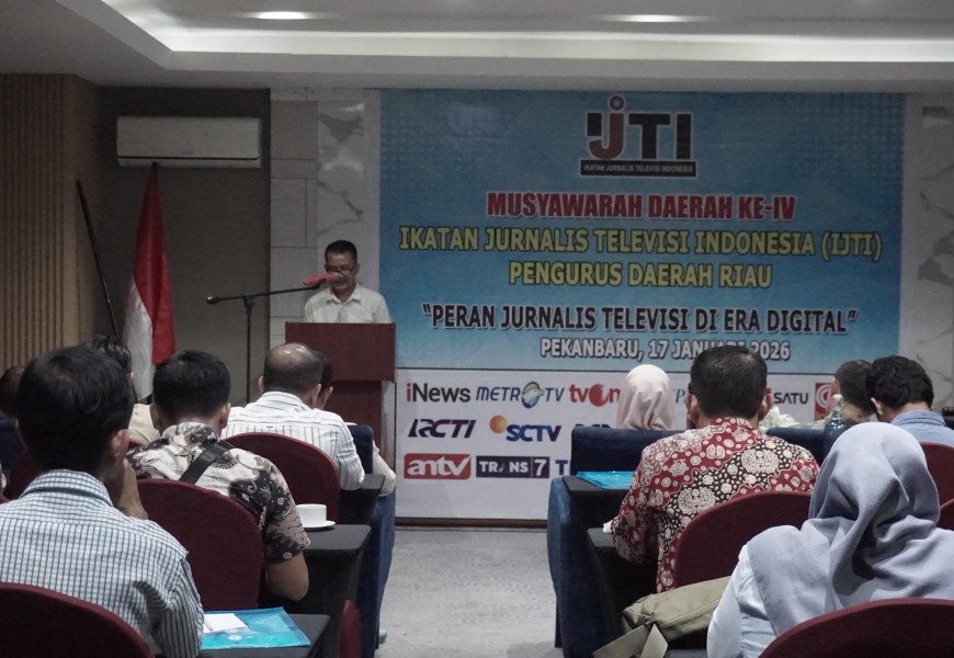 Ahmad Dison Terpilih Pimpin IJTI Riau 2026–2030