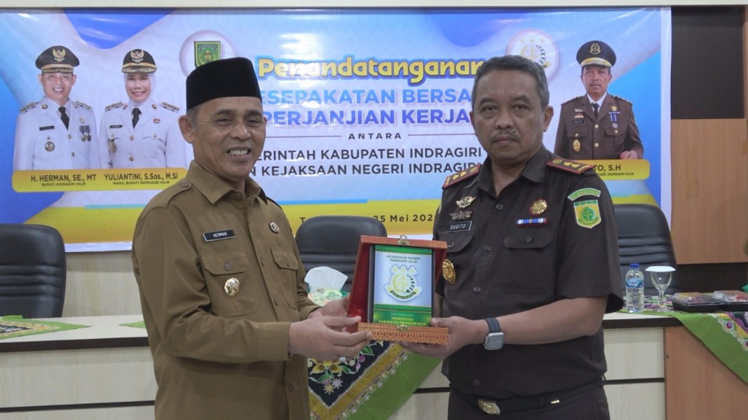 Perkuat Penegakan Hukum dan Penertiban Aset Daerah, Bupati Herman Gandeng Kejari Inhil
