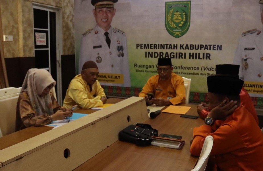 Bupati Inhil Bersama Kemendagri Bahas Pembentukan Koperasi Merah Putih