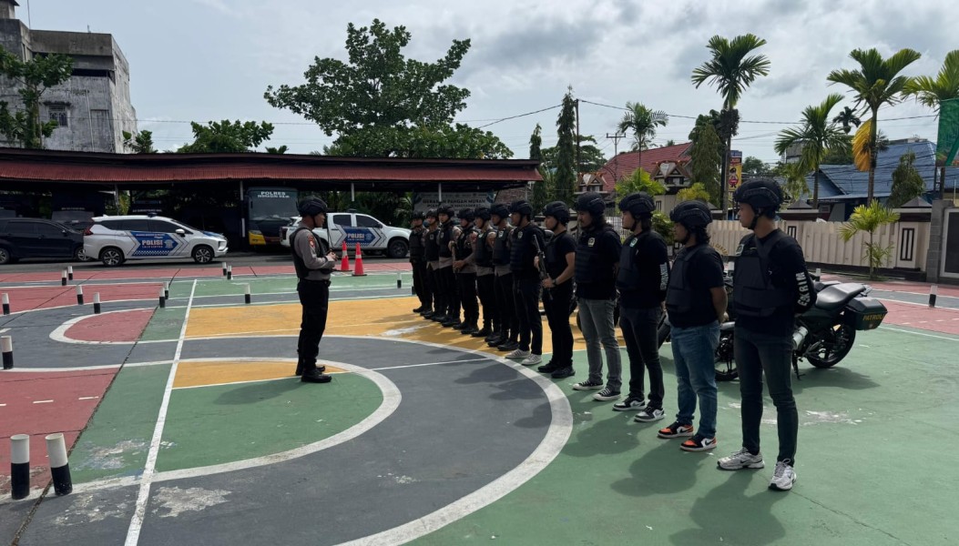 Tim Raga Polres Inhil Gelar Patroli Skala Besar Antisipasi Premanisme dan Geng Motor