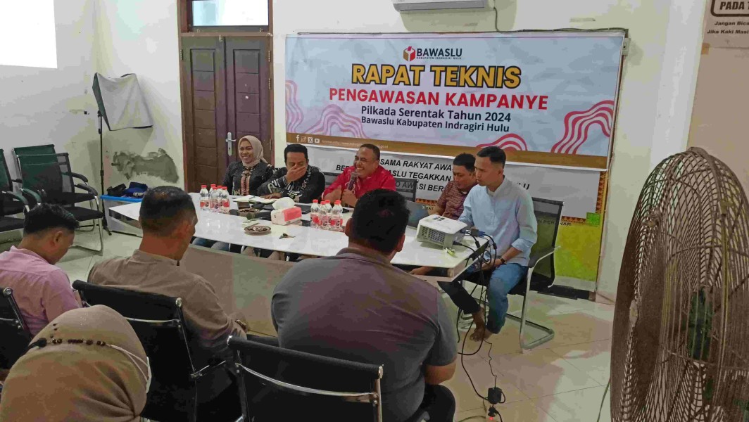 Masa Kampanye Pilkada 2024, Bawaslu Inhu Komitmen Lakukan Pengawasan Secara Maksimal
