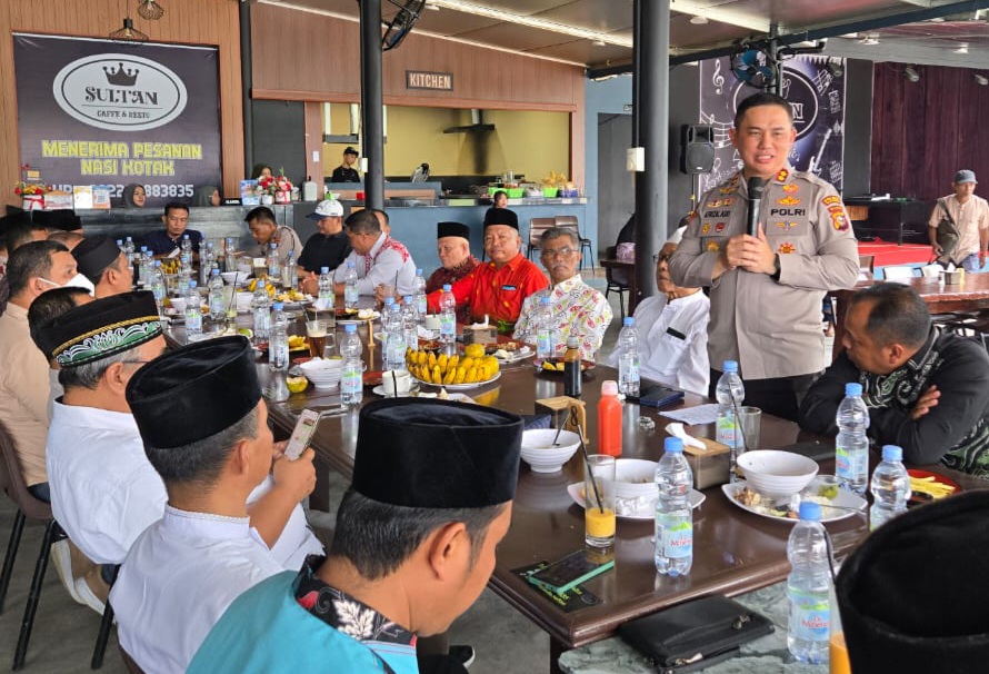 Difasilitasi SPI, Kapolres Pelalawan Silahturahmi dengan Puluhan Tokoh Agama