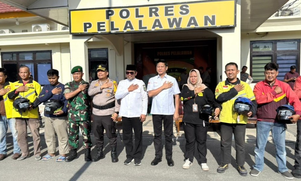 Operasi Ketupat Lancang Kuning 2026, Bupati Pelalawan Pimpin Gelar Pasukan