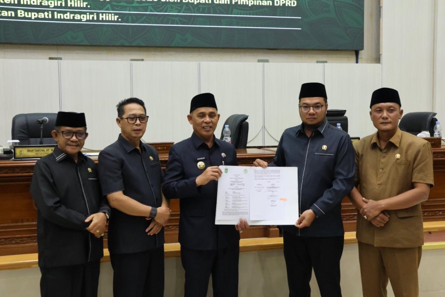 Bupati Inhil Hadiri Rapat Paripurna Ke-33 Bahas KUA-PPAS 2026