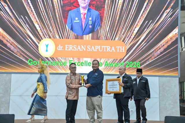 Sekda Kabupaten Bengkalis Menerima Penghargaan Government Excellent Award 2026