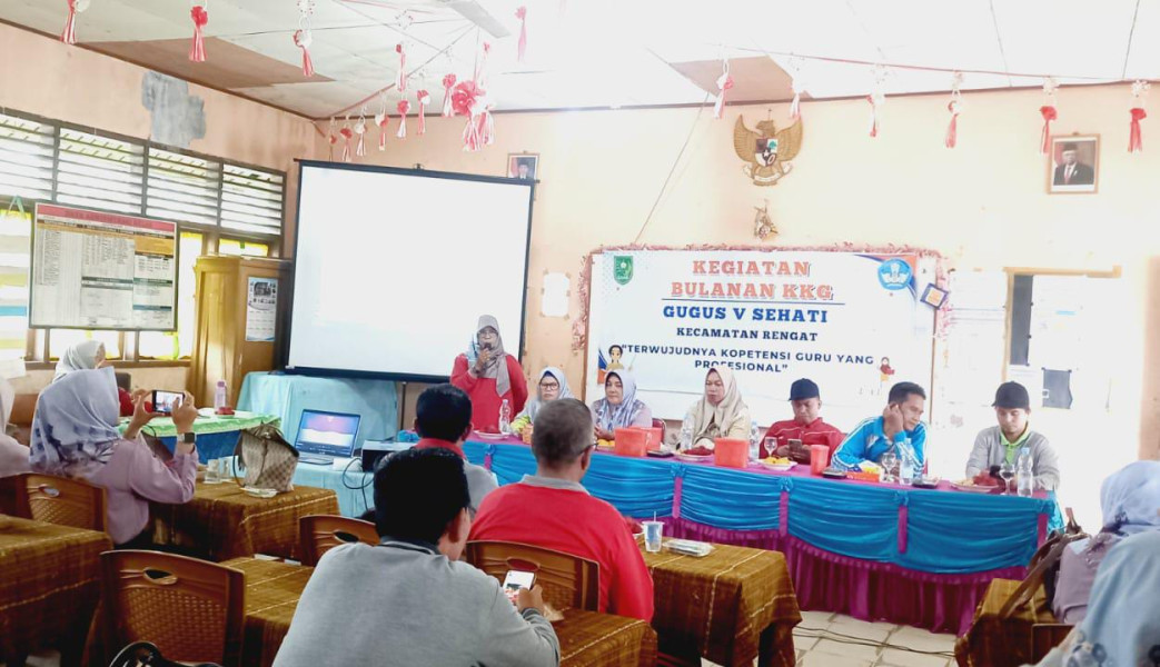 KKG Gugus V Sehati Kecamatan Rengat Bahas Strategi Asesment Untuk Tingkatkan Kualitas Pendidikan