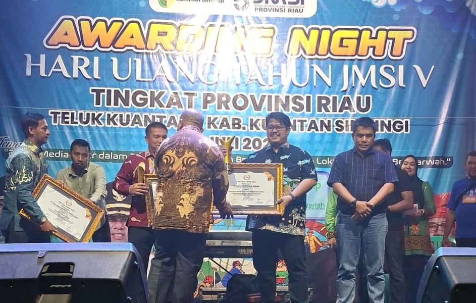 PT Riau Petroleum Rokan Raih Penghargaan Bergengsi Pada Malam Anugrah JMSI Riau Award 2025