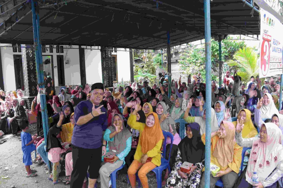 Kampanye Dialogis, Masyarakat Kelayang Optimis Pasangan Nomor 3 Rezita-Suhardi Tetap Unggul