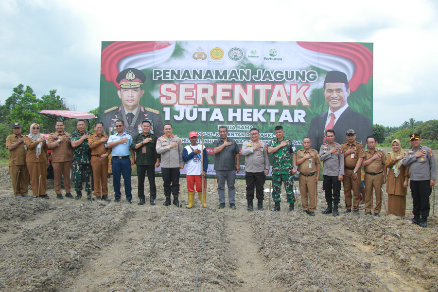 Polresta dan Distankan Siap Wujudkan Target Penanaman Jagung Nasional